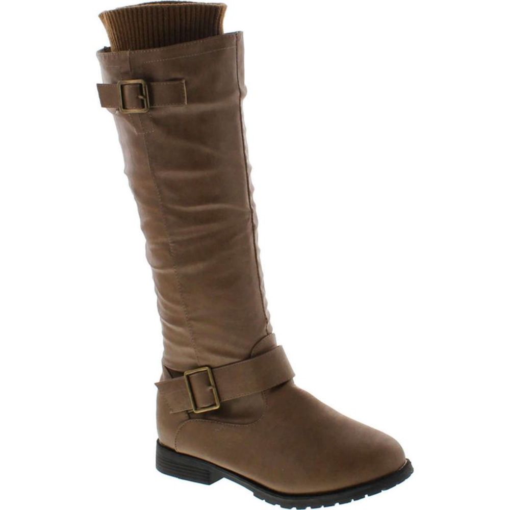 West Blvd Osaka Khaki Pu Womens boots 7.5 NEW